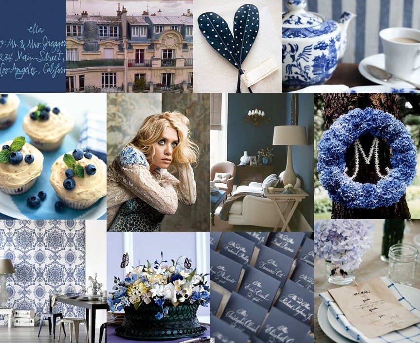 Stormy Blue Inspiration Board, Style Notes