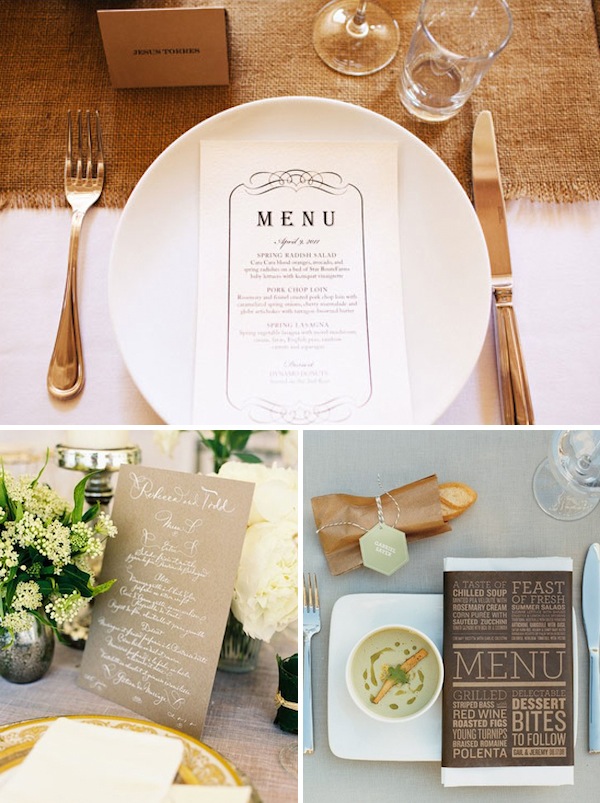 I couldn 39t help sharing a few of the incredibly chic menu cards I stumbled
