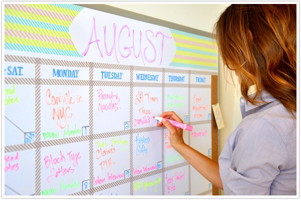 Transformed :: A Dry Erase Board - Camille Styles