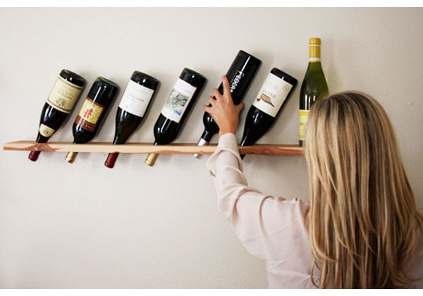 wine rack instructional diy wood hanging shelf best easy 