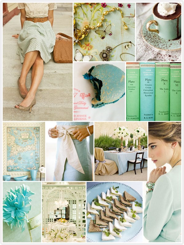 Aqua Wedding Inspiration Around this time every year I start dreaming of 