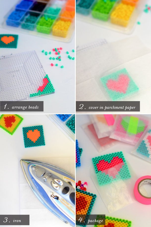 Perler Bead Valentines DIY | Estilos Camille