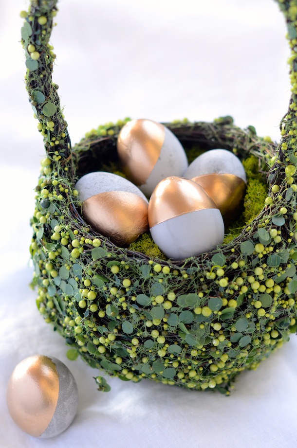 DIY Cement Easter Eggs | Camille Styles