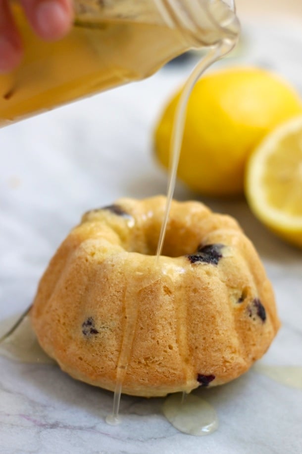 Blueberry Lemon Mini Bundt Cakes | Forgiving Martha for Camille Styles