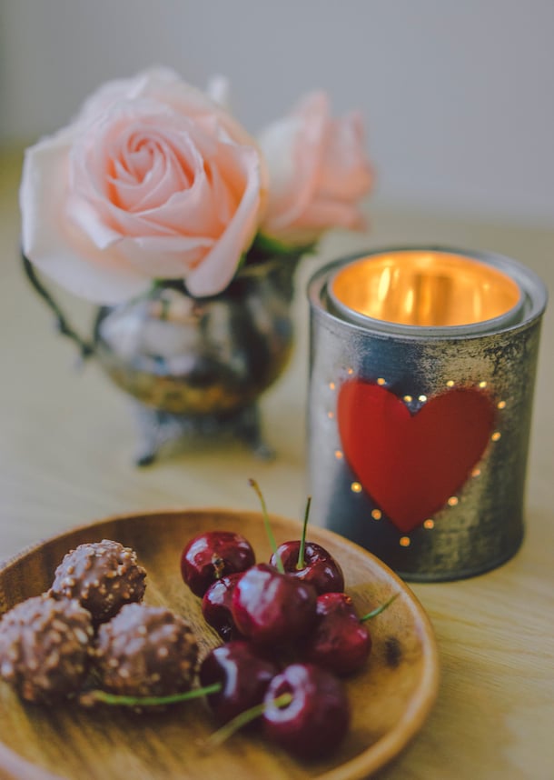 DIY Tin Can Valentine's Votive | photo by Chad Wadsworth for Camille Styles