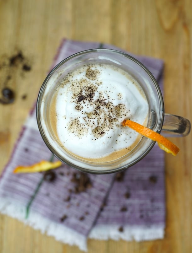 Latte with Bailey's and Orange | Camille Styles