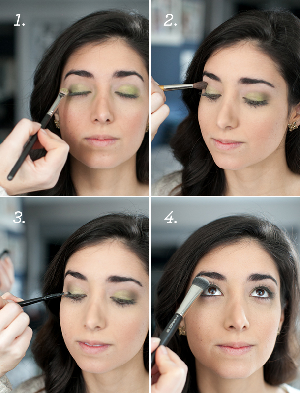 Green Eye Shadow Tutorial | photos by Kate Stafford for Camille Styles
