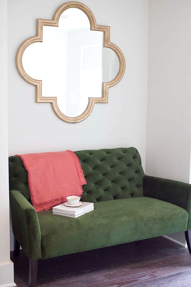 DIY Gold Mirror by Claire Zinnecker | photos by Kim Jones for Camille Styles