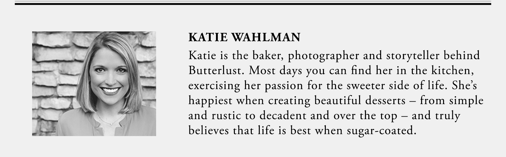 Katie Wahlman, Butterlust Blog