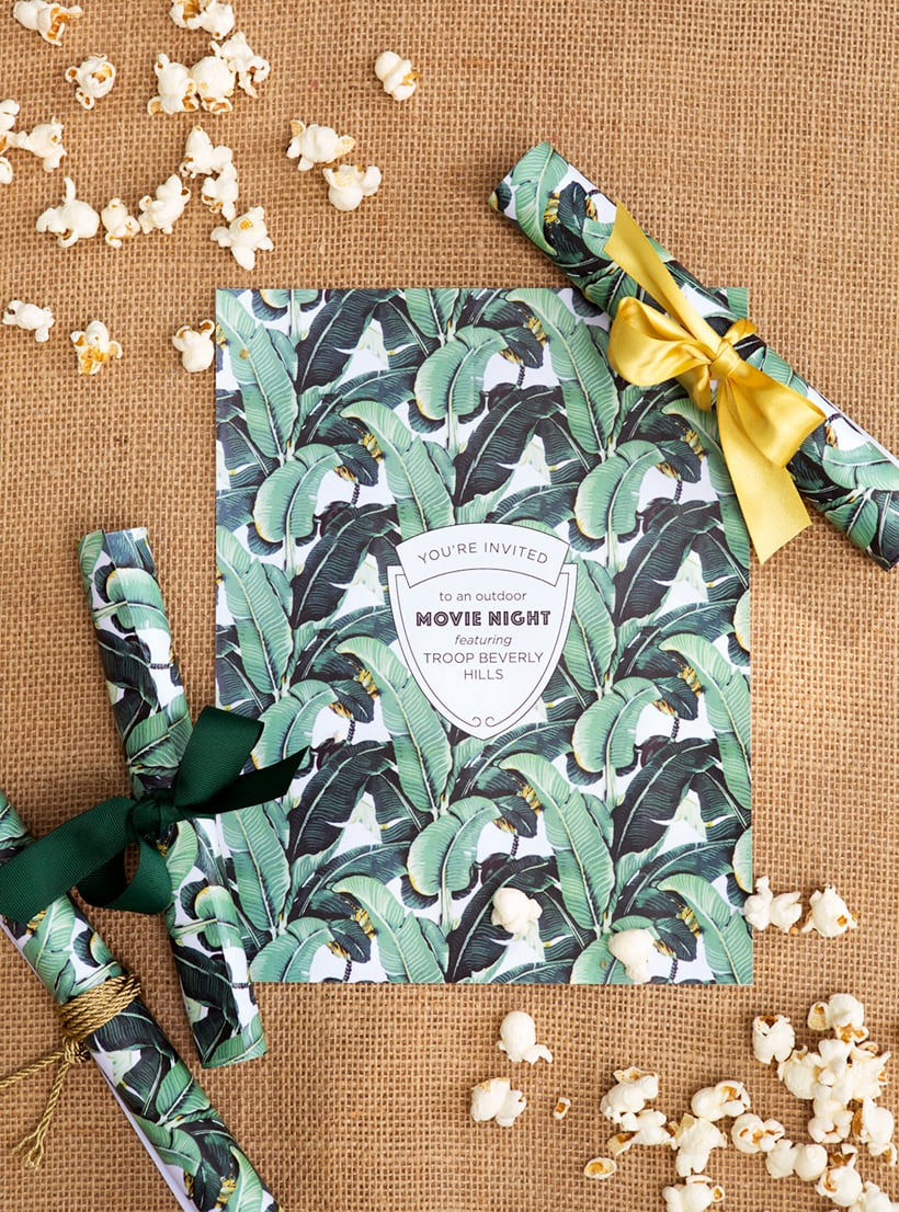 Free Printable Troop Beverly Hills Invite! How cute is this??
