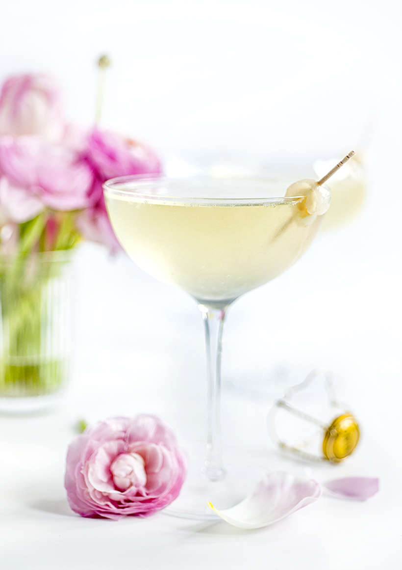 lychee french 75 - Camille Styles