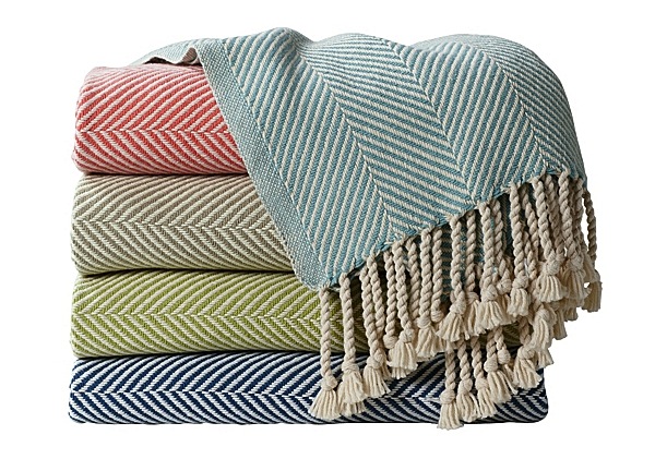 herringbone throw - Camille Styles