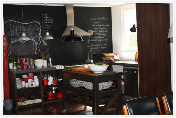 chalkboard backsplash kitchen ideas diy interior design decor fun