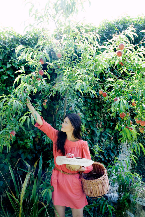 Summer Peach and Vervain Tart Recipe | By Mimi Thorisson for Camille Styles