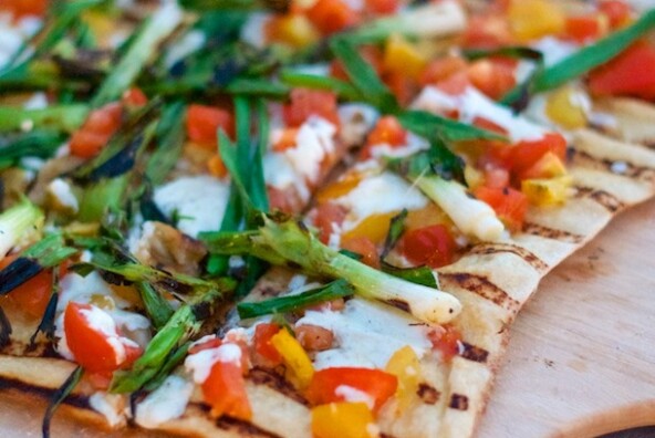 Heirloom Tomato Mozzarella Pizza Recipe | Camille Styles