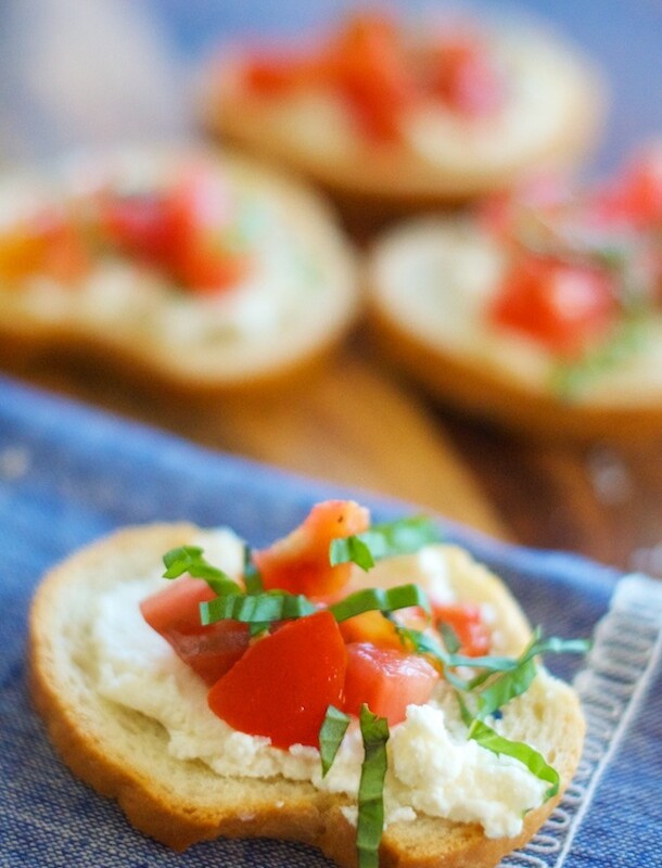 Checca Crostini Recipe | Camille Styles