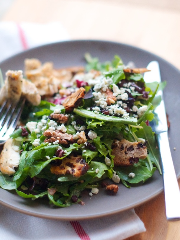 Apple & Blue Cheese Harvest Salad | Camille Styles