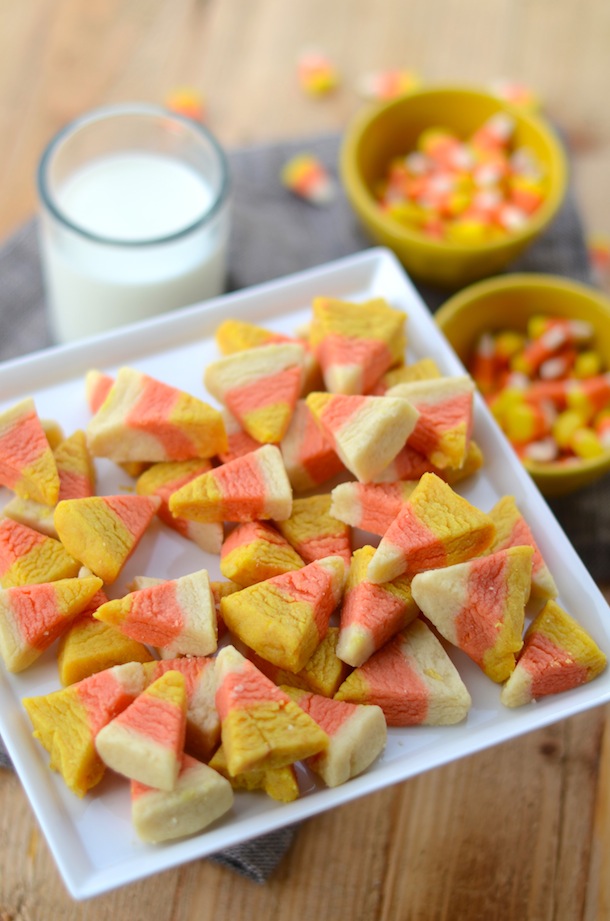 Candy Corn Sugar Cookie Bites | Forgiving Martha for Camille Styles