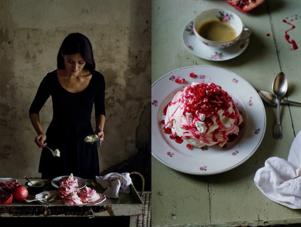 Pomegranate Meringue Recipe | Mimi Thorisson for Camille Styles