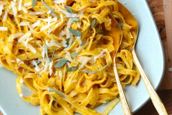 recipe for pumpkin fettuccine with sage | by forgiving martha for camille styles