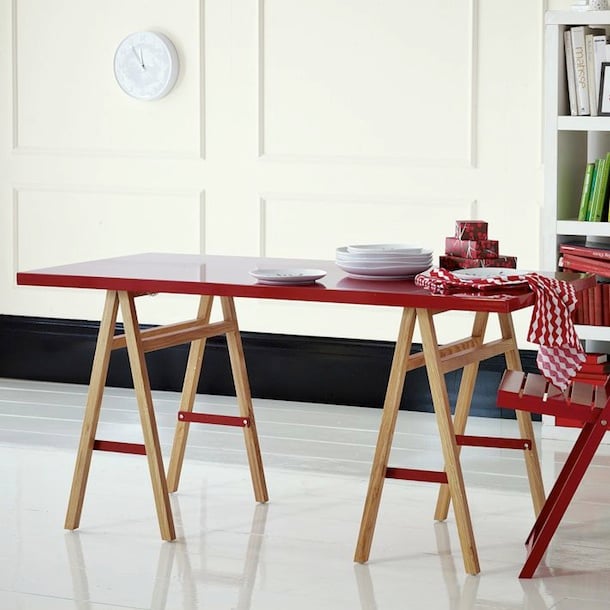 Inspiration for a DIY sawhorse dinner table | Claire Zinnecker for Camille Styles