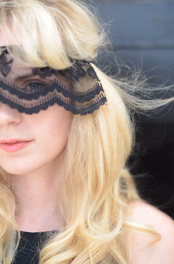 DIY:: Glam Lace Mask | Camille Styles