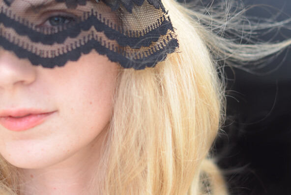DIY Lace Mask | Camille Styles