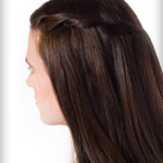 Waterfall Twist Hair Tutorial | Camille Styles