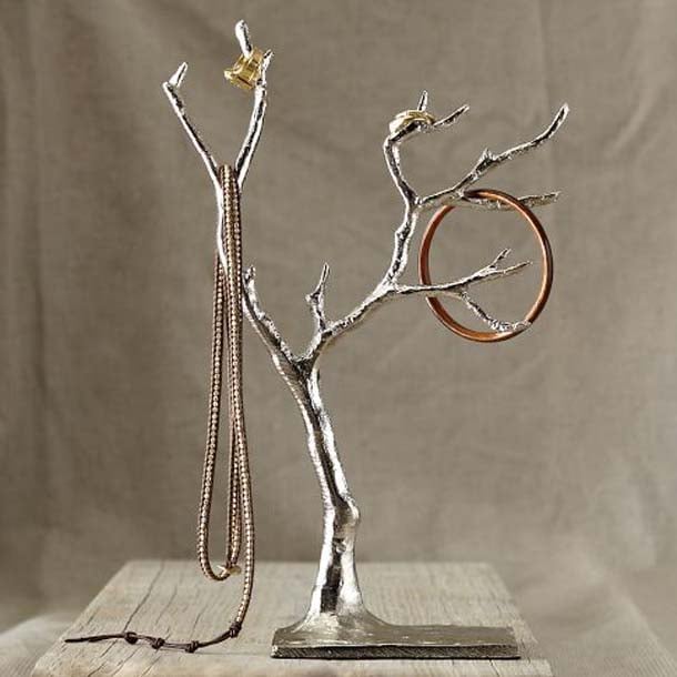 Cast Metal Jewelry Tree
