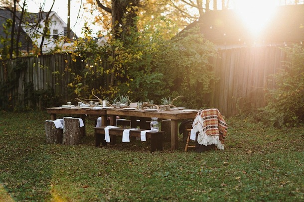 Rustic Thanksgiving Dinner | Camille Styles