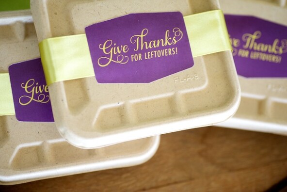 Thanksgiving Leftovers Sticker Label | Camille Styles