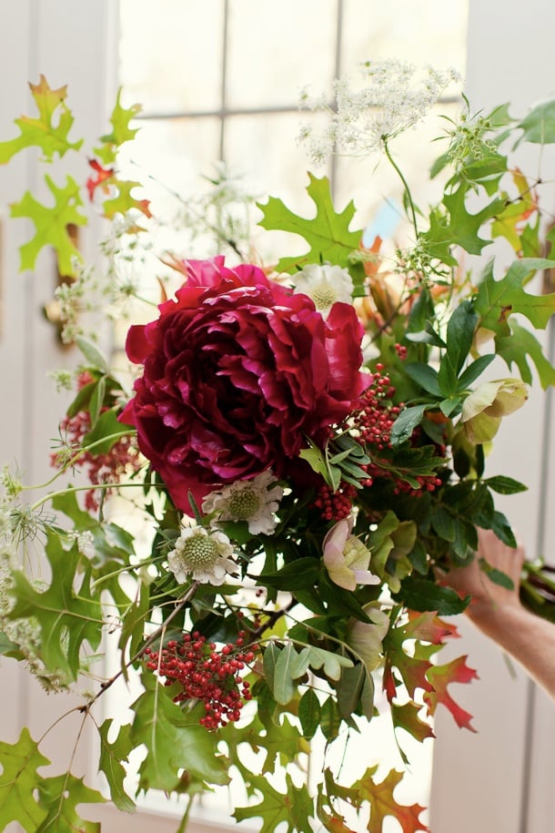organic holiday arrangement | the byrd collective for Camille Styles
