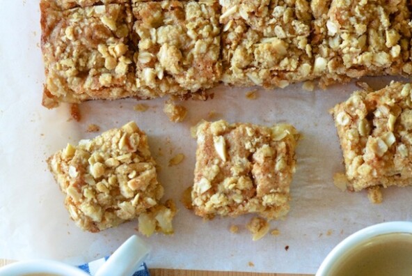 Pear & Brown Butter Blondies | Camille Styles