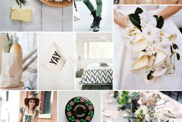 Sage and Cream Inspiration Board | Camille Styles