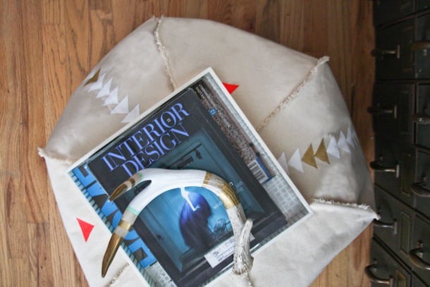 DIY Pouf | Claire Zinnecker for Camille Styles