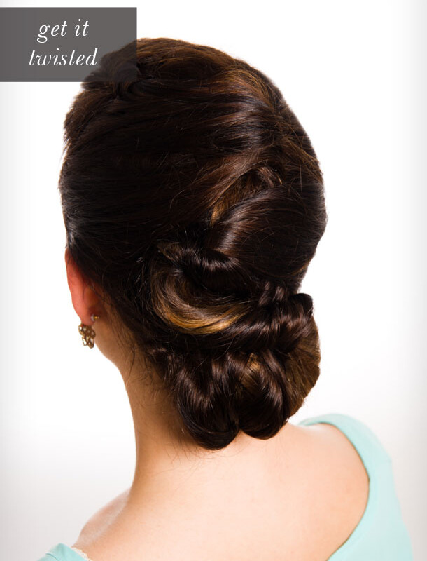 Romantic Twisted Updo by Martha Lynn Kale | Photos by Cory Ryan for Camille Styles
