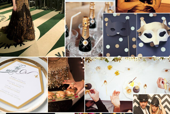 Oscar Party Inspiration Board | Camille Styles