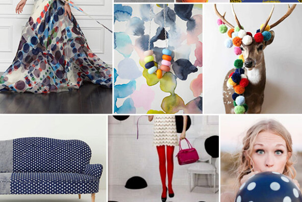 Polka Dots Inspiration Board | Camille Styles