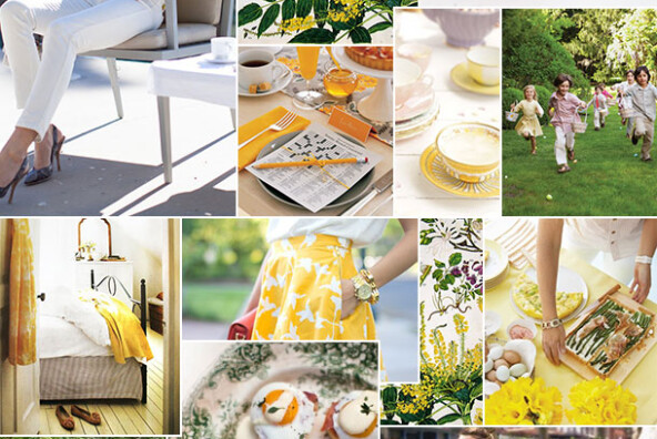 sunny side up yellow inspiration board | Camille Styles