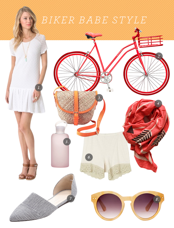 summer biking style | camille styles