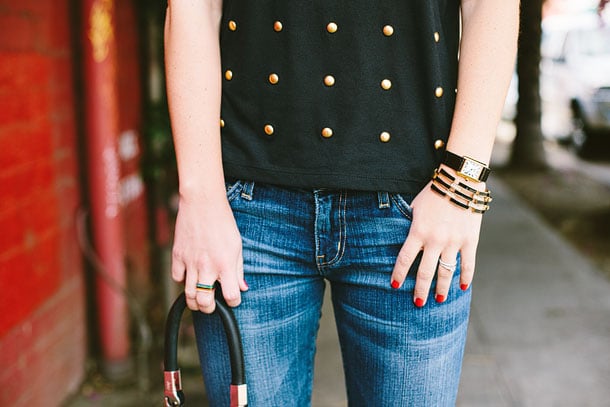 Jeans and a Tee styled by Jen Pinkston | photo by Mary Costa for Camille Styles