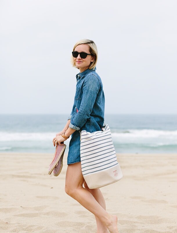 Beach Outfit styled by Jen Pinkston | photos by Mary Costa for Camille Styles