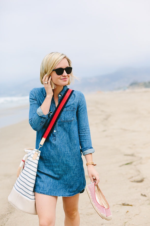 Beach Outfit styled by Jen Pinkston | photos by Mary Costa for Camille Styles