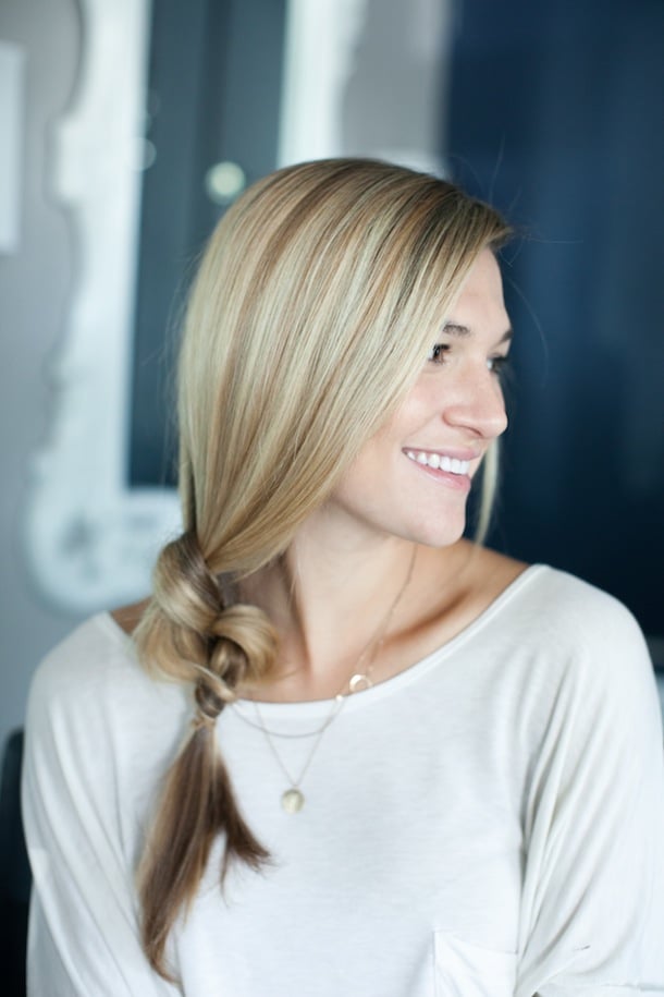 Knotted Side Braid Tutorial by Martha Lynn Kale | photos by Kate Stafford for Camille Styles