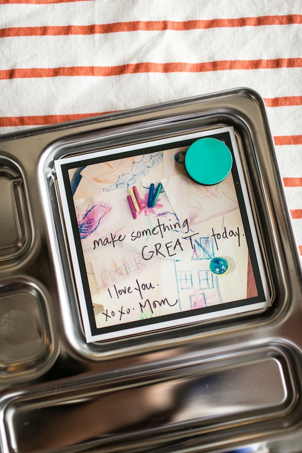 DIY back-to-school lunchbox notes | Carrie Ryan for Camille Styles