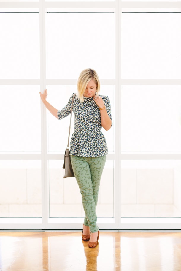 pattern on pattern styled by Jen Pinkston | photos by Mary Costa for Camille Styles