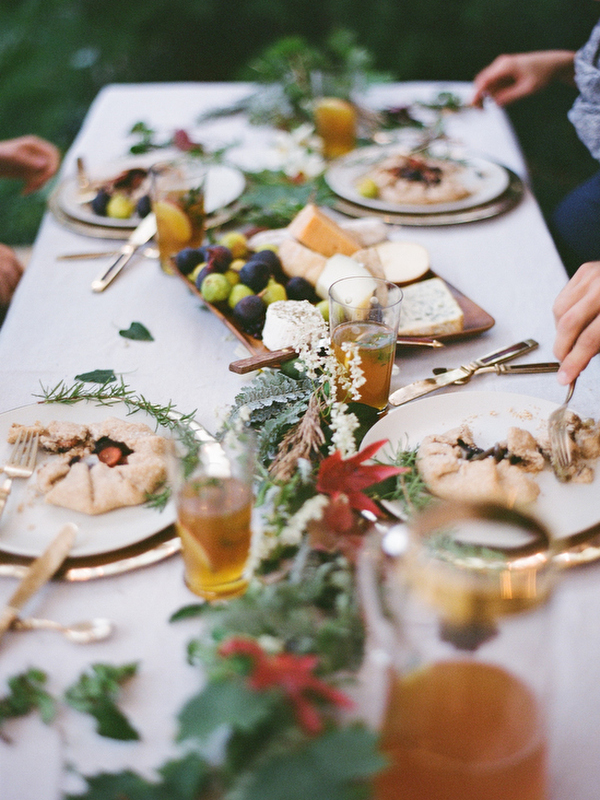 Outdoor Fall Wedding Reception | Camille Styles