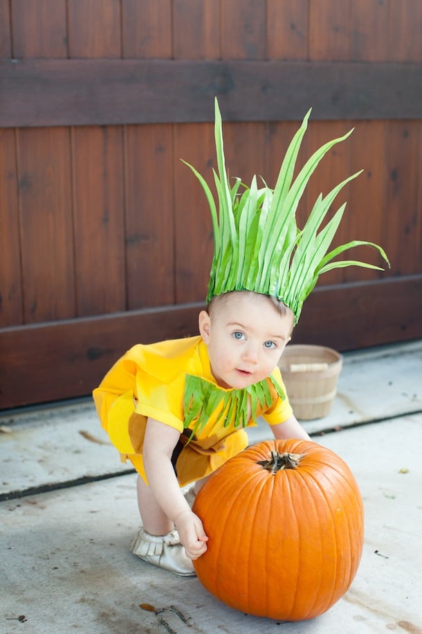 DIY No-Sew Pineapple Halloween Costume | photos by Kate Stafford for Camille Styles