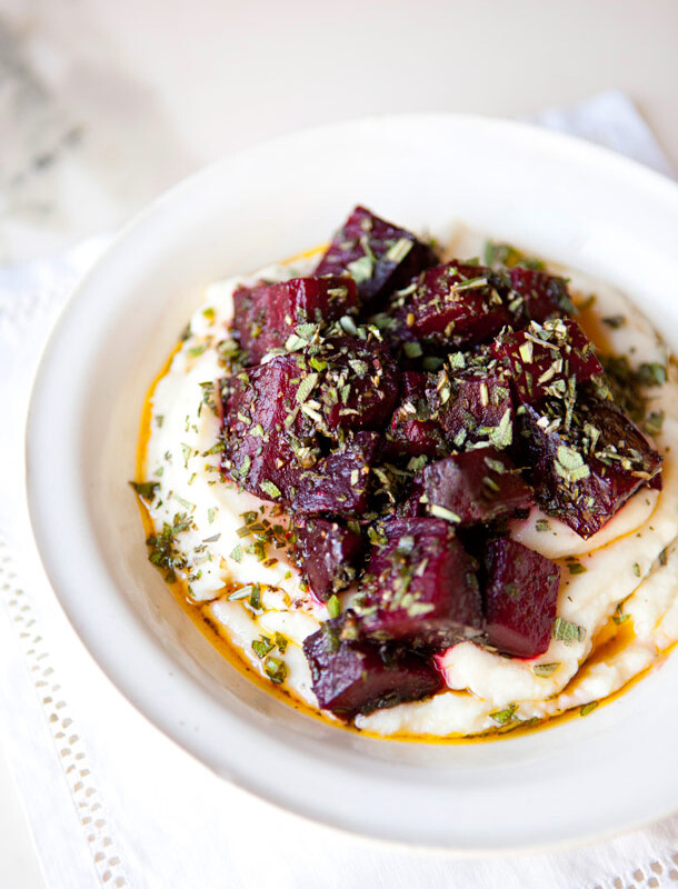 Celery Root Puree with Herbed Beets | A House in the Hills for Camille Styles