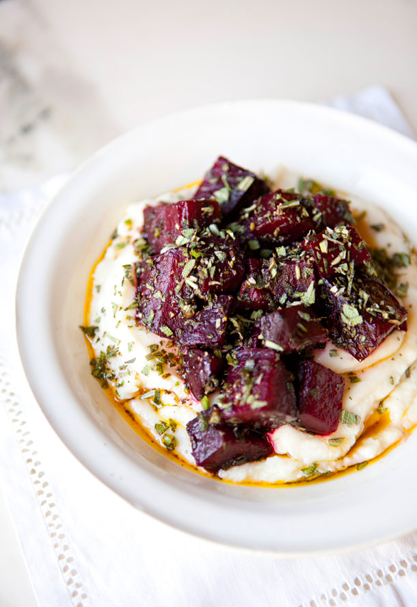 Celery Root Puree with Herbed Beets | A House in the Hills for Camille Styles
